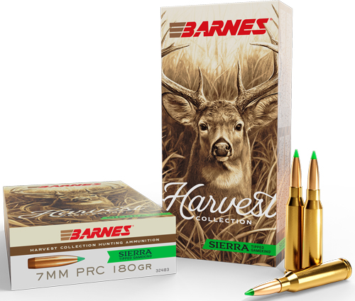 BARNES HARVEST 7MM PRC 180GR - TIPPED GAMEKING 20RD 10BX/CS