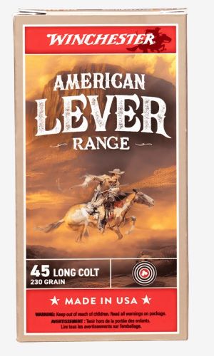 WINCHESTER AMERICAN LEVER - 45 LC 250GR LEAD 50RD 10BX/CS
