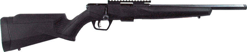 SAVAGE B22FV-SR MAGNUM 22WMR - 16.25" HVY BBL THREADED BL SYN