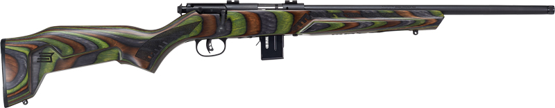 SAVAGE 93R17 MINIMALIST 17HMR - 18" MATTE/GREEN LAMINATE