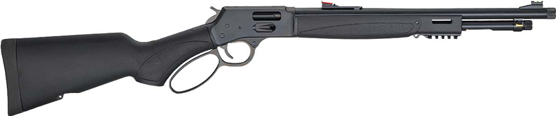 HENRY H12 X MODEL LEVER 357/38 - 17.4" TB BLUED BLACK SYN.