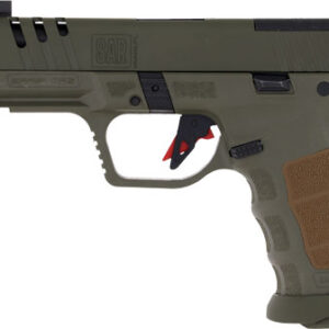 SAR USA SAR9 COMPACT SOCOM 9MM - 4.7" BBL 15/21 RD MAG SF GREEN