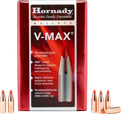 HORNADY BULLETS 17 CAL .172 - 25GR V-MAX 100CT 40BX/CS