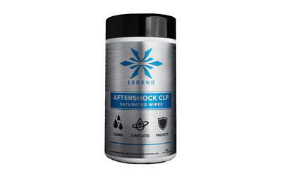 LEGEND AFTERSHOCK CLP SAT WIPES 75CT