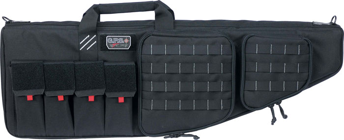 GPS TACTICAL AR CASE 35" BLACK - W/ HANDGUN HOLDER